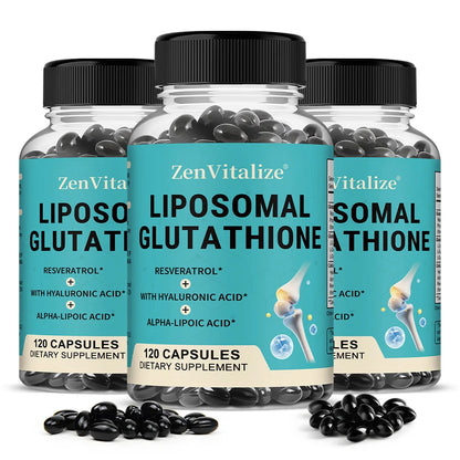 Liposome Glutathione Capsules with Hyaluronic Acid,  Promoting Cellular and Immune Function, Liver Detoxification, Antioxidant
