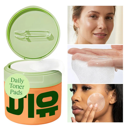 Skincare Anti-Aging, Dark Spot & Wrinkle Minimizing Toner Pads with Snail Mucin, Centella Asiatica, Niacinamide, Peptide Complex