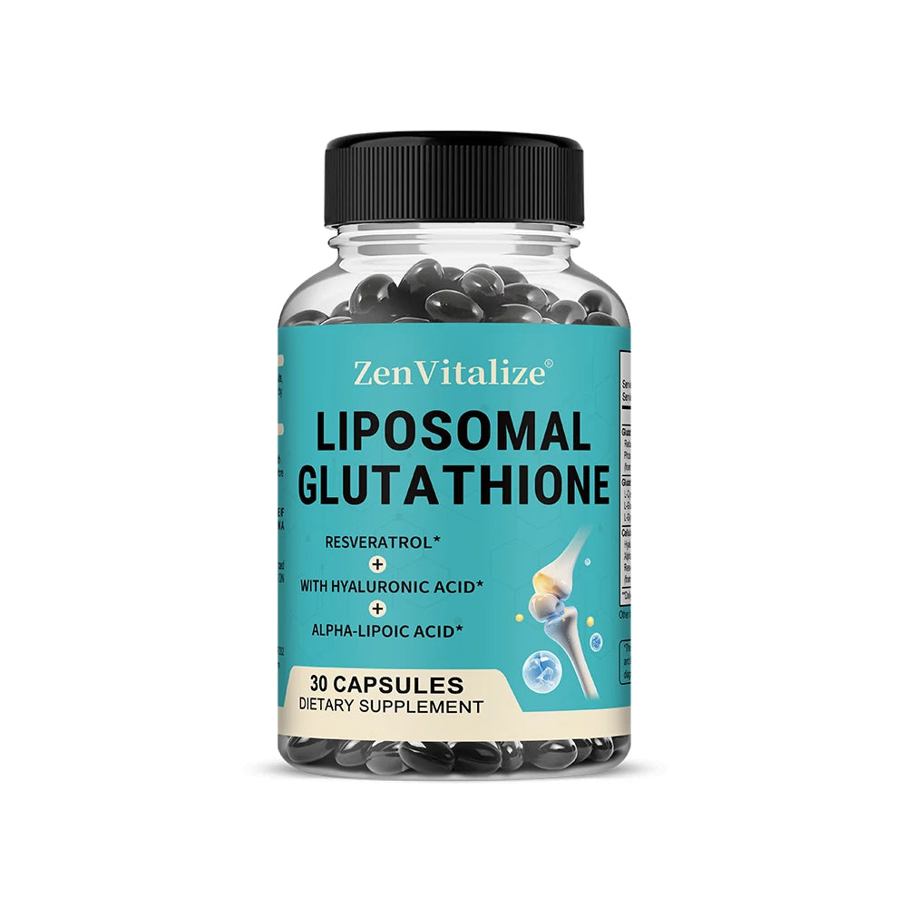 Liposome Glutathione Capsules with Hyaluronic Acid,  Promoting Cellular and Immune Function, Liver Detoxification, Antioxidant
