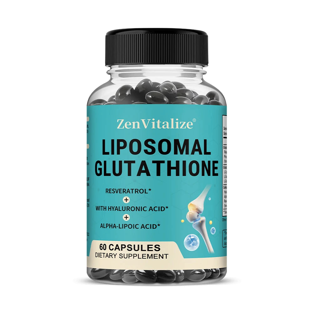 Liposome Glutathione Capsules with Hyaluronic Acid,  Promoting Cellular and Immune Function, Liver Detoxification, Antioxidant